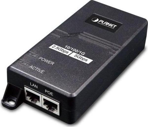 Tek Port Çoklu Gigabit 802.3at PoE+ Injector (30 Watt)&lt;br&gt;Single-port Multigigabit 802.3at PoE - Image 1
