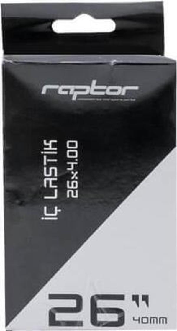RAPTOR Fat Bike İç Lastik 26 x 4.00 AV40mm Bisiklet Fat Bike İç Lastiği Siyah - Image 1