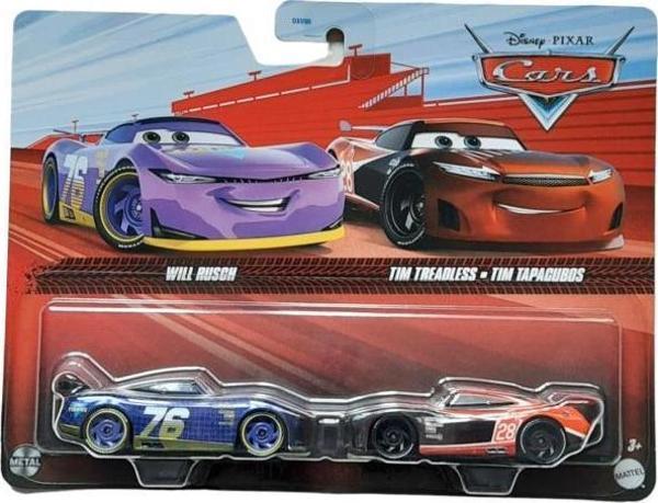 Cars Will Rusch ve Tim Treadless 2'li Araba DXV99-HTX08 - Image 1