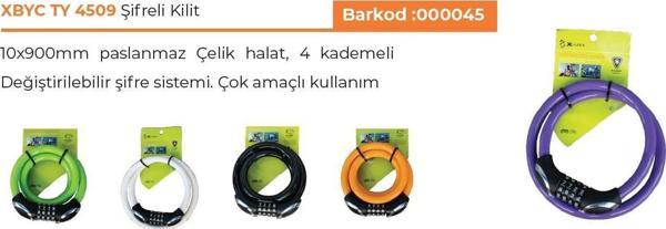 FORTE GT XBYC TY 4509 ŞİFRELİ KİLİT 5 RENK DEĞİŞEBİLİR ŞİFRE - Image 1