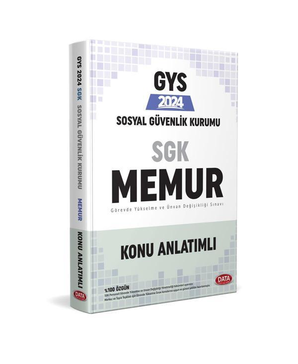 Data Yayınları 2024 SGK Memur Konu Anlatımlı - Data Yayınları - Image 1