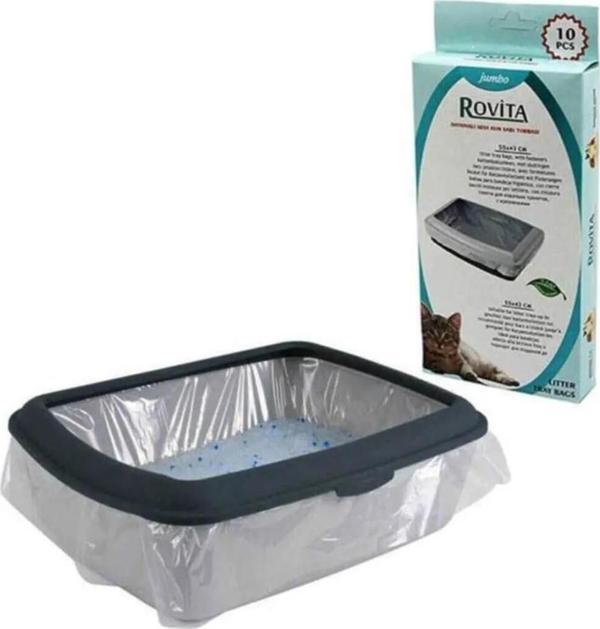 Glipet Dayanıklı Kedi Kum Kabı Torbası 55x43 Cm 10 Adet - Image 1