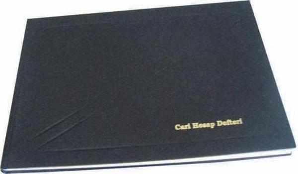 DİLMAN CARİ HESAP DEFTERİ YAN 20X28 192 Yaprak - Image 1