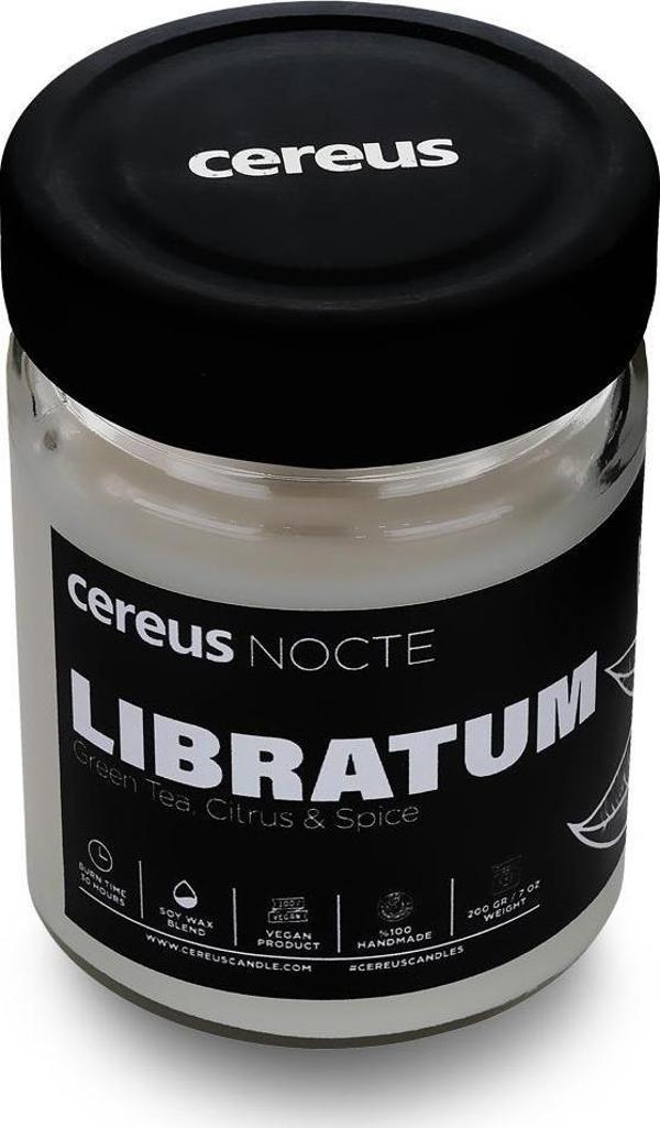 Cereus Nocte Libratum Yeşil Çay Kokulu Soya Mum (210 Gr) - Image 1