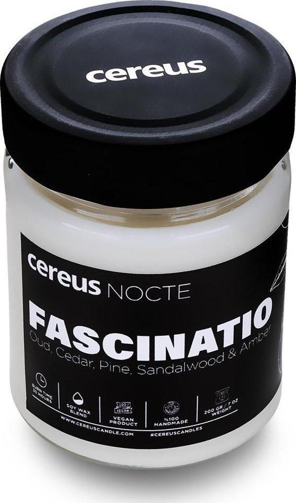 Cereus Nocte Fascinatio Ud Ağacı Kokulu Soya Mum (210 Gr) - Image 1