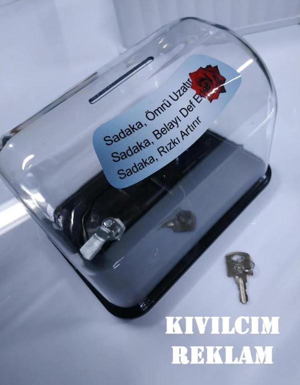 Kıvılcım 5 Adet Bağış Kutusu Kırılmaz Malzeme - 17X13X13 Cm - Image 1