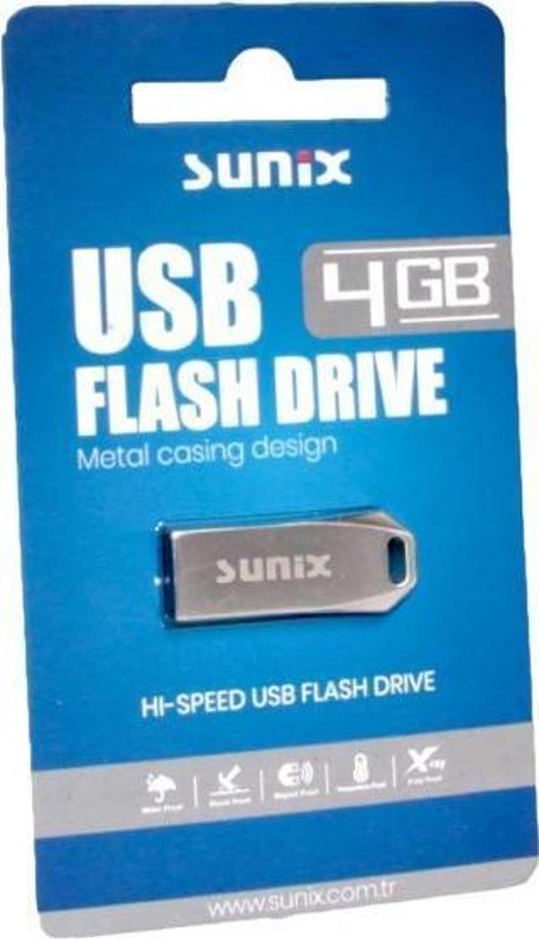 Sunix 4 GB Metal USB Flash Bellek  - Image 1