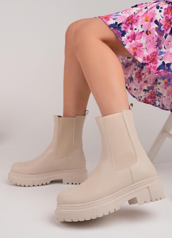 Muggo PAMELA Garantili Kadın Kalın Taban Bot - Image 1
