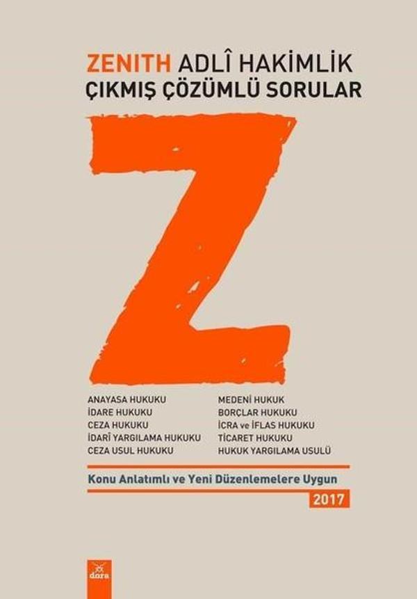 Zenith Adli Hakimlik Çıkmış Çözümlü Sorular - Dora Yayıncılık - Image 1