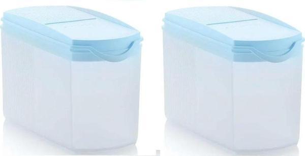 Tupperware Oval Dizayn 1 Litre Kuru Gıda ve Bakliyat Saklama Kabı 2 li - Image 1