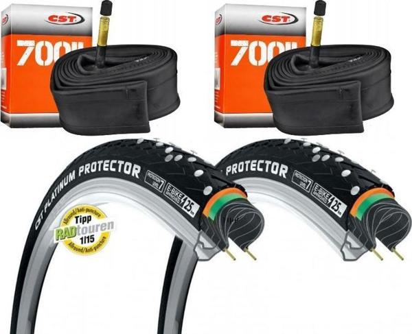 Cst Platinum Protector Zırhlı 700x35 Bisiklet Lastik Seti - Image 1