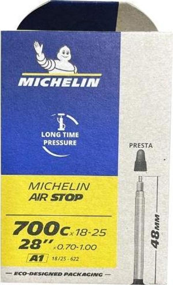Michelin Air Stop 700x18-25 Presta 48mm Sibop İç Lastik - Image 1