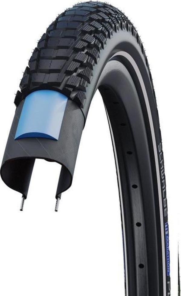 Schwalbe 28-29x1.75 Marathon Plus Tour 5mm Bisiklet Zırhlı Lastik - Image 1