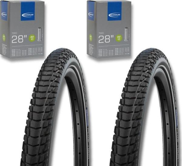 Schwalbe 700x35 Marathon Plus Tour 5mm Zırhlı Lastik Seti - Image 1