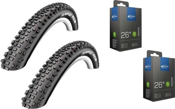 Schwalbe Rapid Rob 26x2.10 + AV13 İç Dış Lastik Seti - Image 1