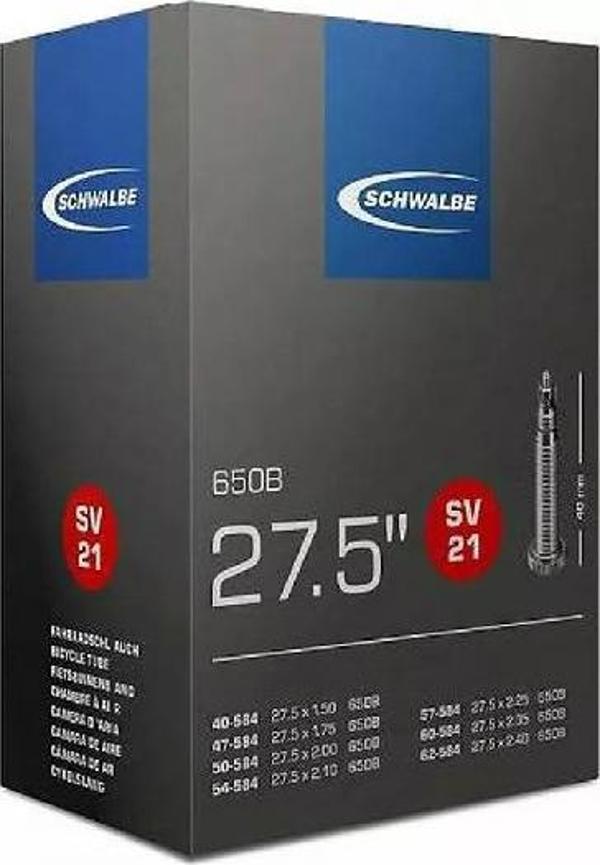 Schwalbe SV21 27.5x1.50 - 27.5x2.40 Bisiklet İç Lastik Prest - Image 1