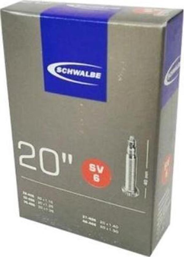 Schwalbe SV6 20x1.10 ile 20x1.50 Arası İç Lastik 40mm Presta İnce - Image 1