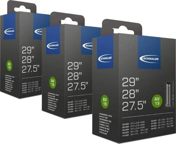 Schwalbe AV19 Üçlü Set 27.5 - 28 - 29 Uyumlu Bisiklet İç Lastik - Image 1