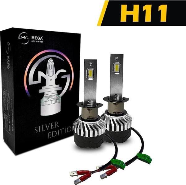 Slim Led Xenon Silver Edition Csp Led H1 H4 H7 H11 9006 9005 - Image 1