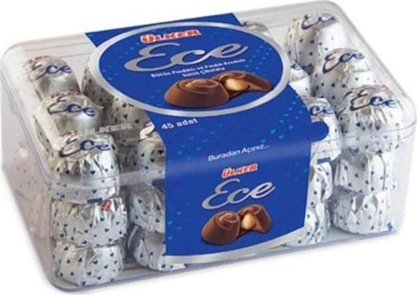 Ülker Ece Bütün Fındıklı Sütlü Çikolata 455 gr - Image 1