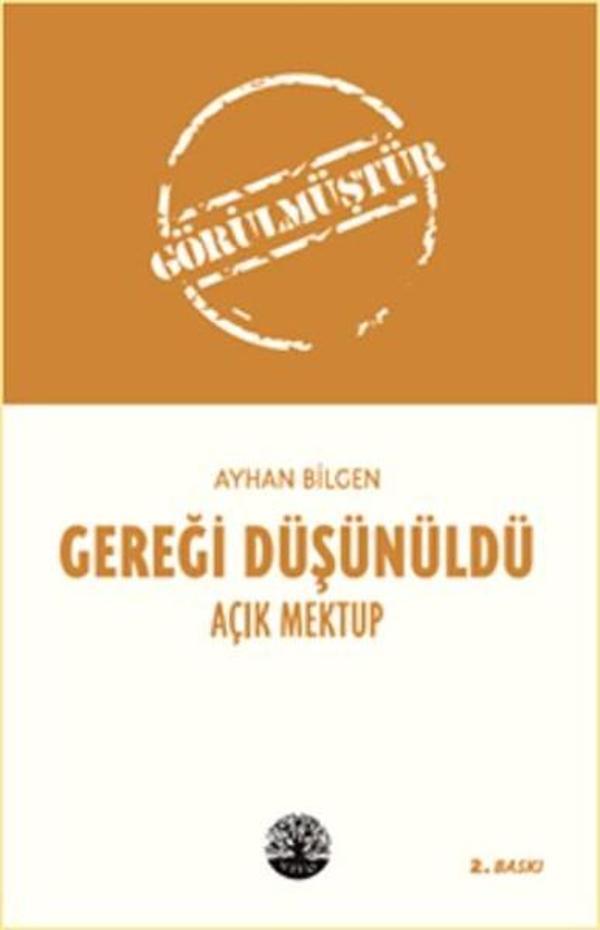 Gereği Düşünüldü - Vivo Yayınevi - Image 1