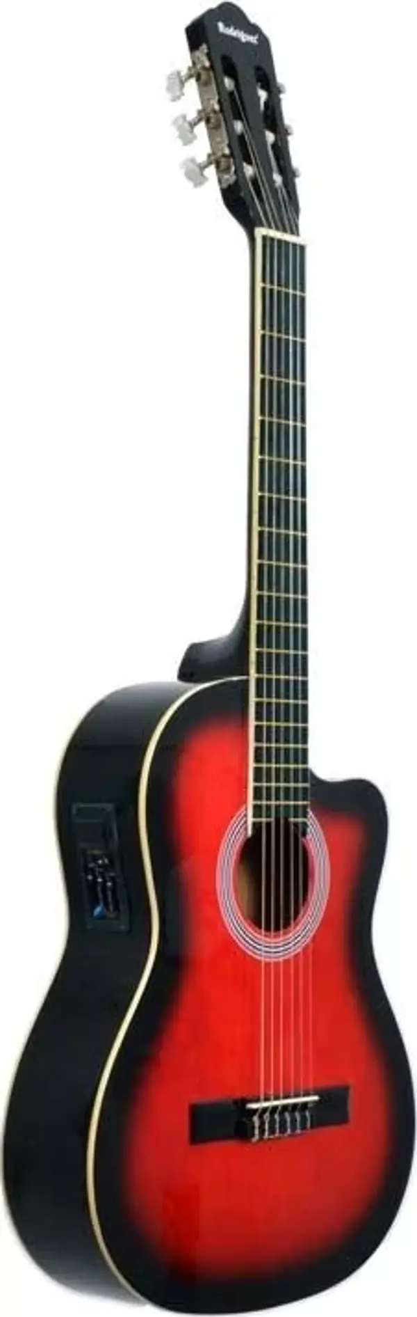 Gitar Elektro Klasik Rodriguez Kesik Kasa EQ Kırmızı RCCE650RB - Image 1