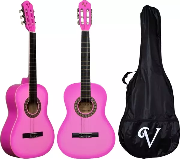 Victoria Klasik Gitar Seti Kılıf ve Pena Hediyeli 3/4 CG160PNK - Image 1