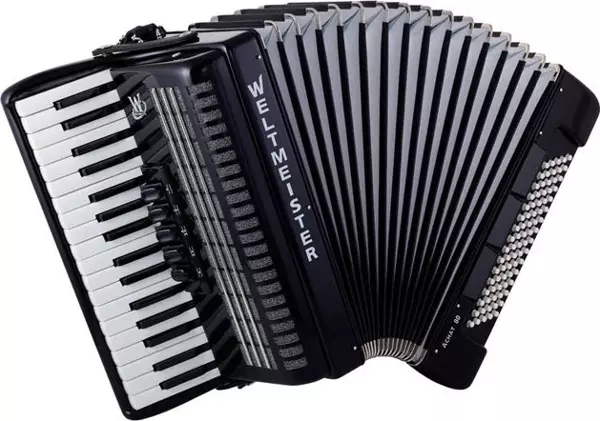 Akordeon Weltmeister Achat 34/80/III/5/3 Siyah WM-01010061 - Image 1