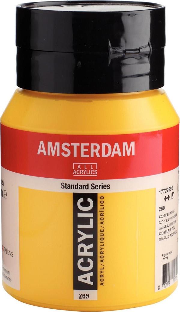 AAC ACRYLIC 500ML. AZO YELLOW MD - Image 1