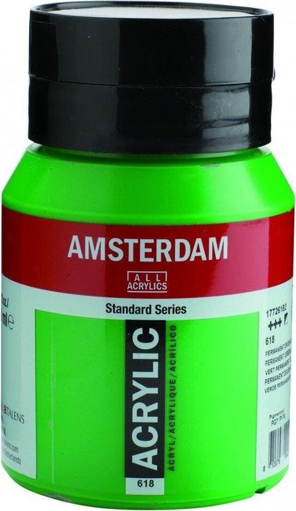 AAC ACRYLIC 500ML. PERM. GREEN LT - Image 1