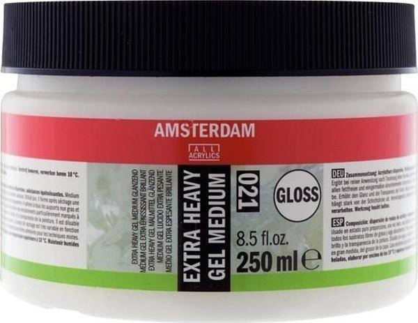 AMSTERDAM EXTRA HEAVY GEL MEDIUM GLOSS 021 250ML - Image 1