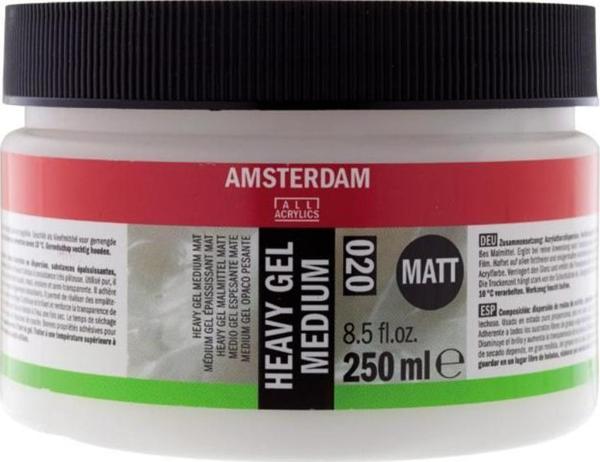 AMSTERDAM EXTRA HEAVY GEL MEDIUM MATT 022 250ML - Image 1