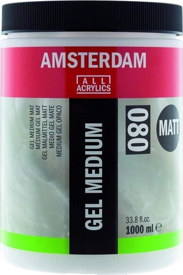 AMSTERDAM GEL MEDIUM MATT 080 1000ML - Image 1