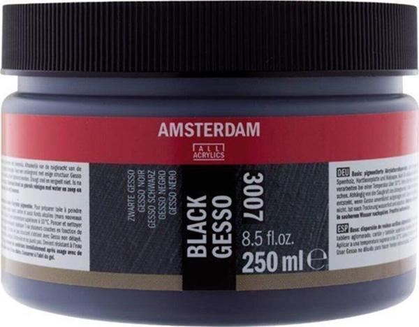 AMSTERDAM GESSO SİYAH 002 250ML - Image 1