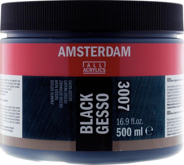 AMSTERDAM GESSO SİYAH 002 500ML - Image 1