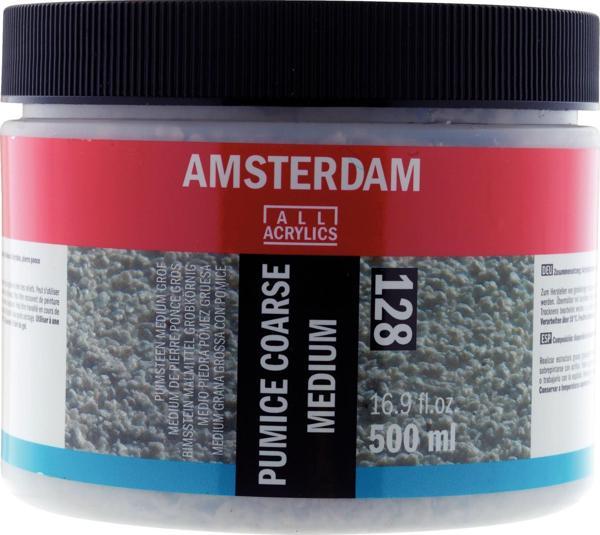 AMSTERDAM PUMICE COARSE MEDIUM 128 500ML (SÜNGERTAŞI KALIN GRENLİ) - Image 1
