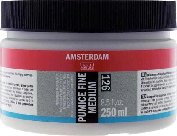 AMSTERDAM PUMICE FINE MEDIUM 126 250ML (SÜNGERTAŞI GRENSİZ) - Image 1