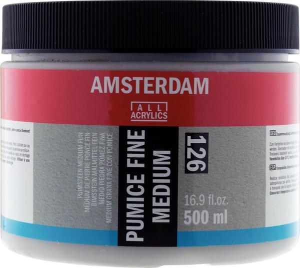 AMSTERDAM PUMICE FINE MEDIUM 126 500ML (SÜNGERTAŞI GRENSİZ) - Image 1