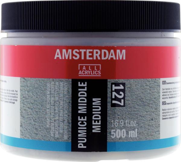 AMSTERDAM PUMICE MIDDLE MEDIUM 127 500ML (SÜNGERTAŞI GRENLİ) - Image 1