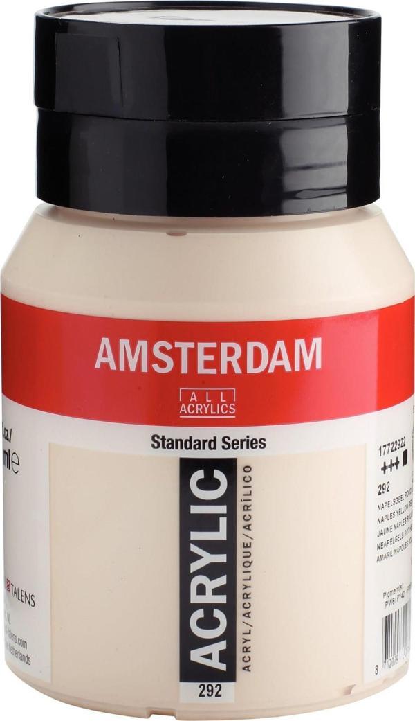 AMSTERDAM STANDART AKRİLİK 500 ML. NAPL. YW. RD. LT. - Image 1