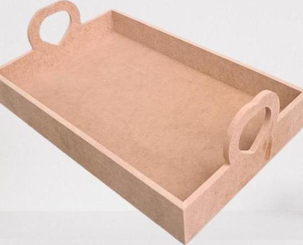 Hobi ADN 90367 Model Tepsi Kalpli Ahşap MDF Ham El Yapım - Image 1