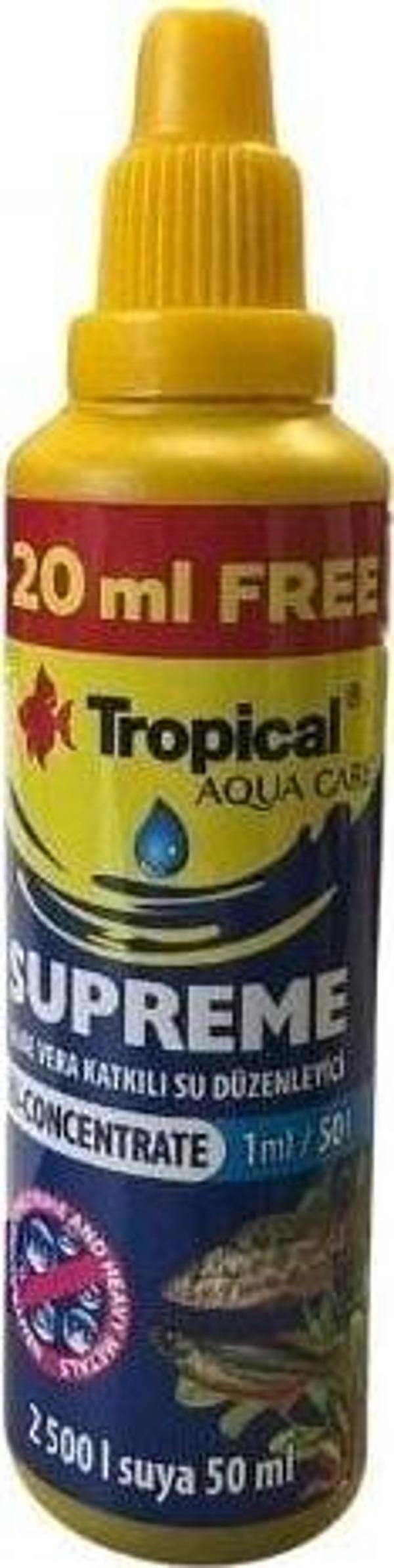Tropical Supreme Aleo Vera Katkılı Akvaryum Su Düzenleyici 50 Ml - Image 1