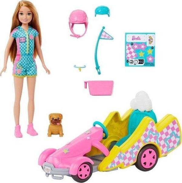 Barbie Stacie Go-Kart Yapıyor Oyun Seti HRM08 - Image 1