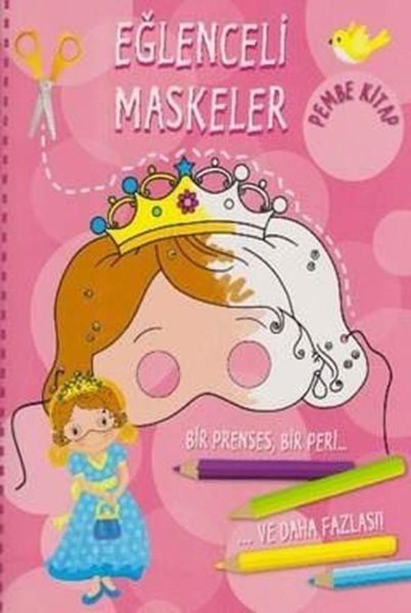 Eğlenceli Maskeler Pembe Kitap - Parıltı Yayınları - Image 1