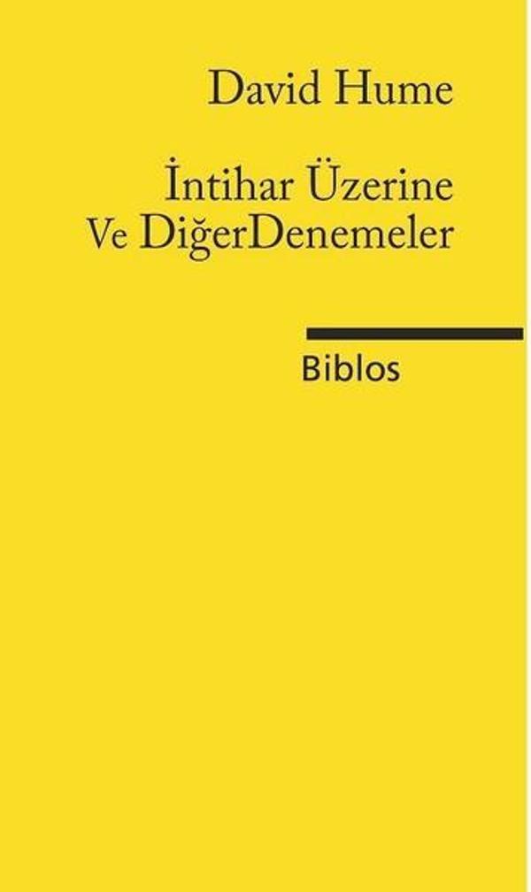 İntihar Üzerine ve Diğer Denemeler - Biblos - Image 1