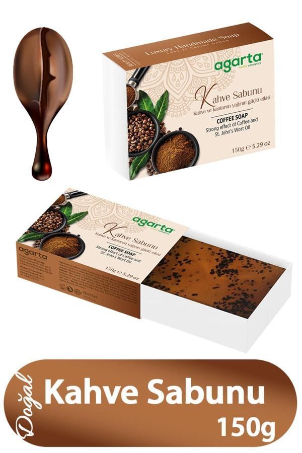 Agarta Doğal Kahve Sabunu El Yapımı 150 Gr - Image 1