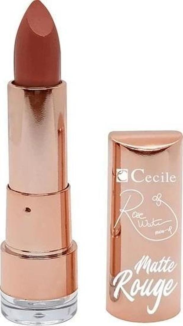 Cecile Rose Water Matte Rouge Ruj 01 - Image 1