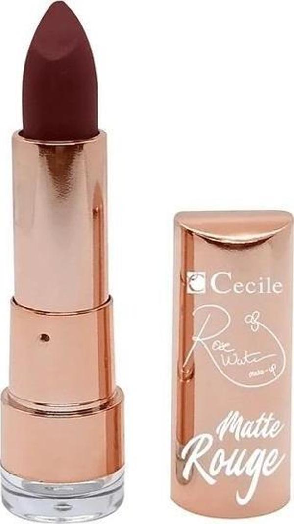 Cecile Rose Water Matte Rouge Ruj 05 - Image 1