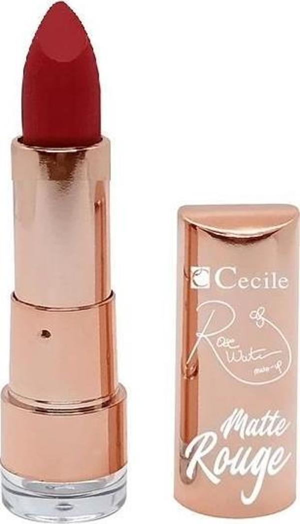 Cecile Rose Water Matte Rouge Ruj 06 - Image 1