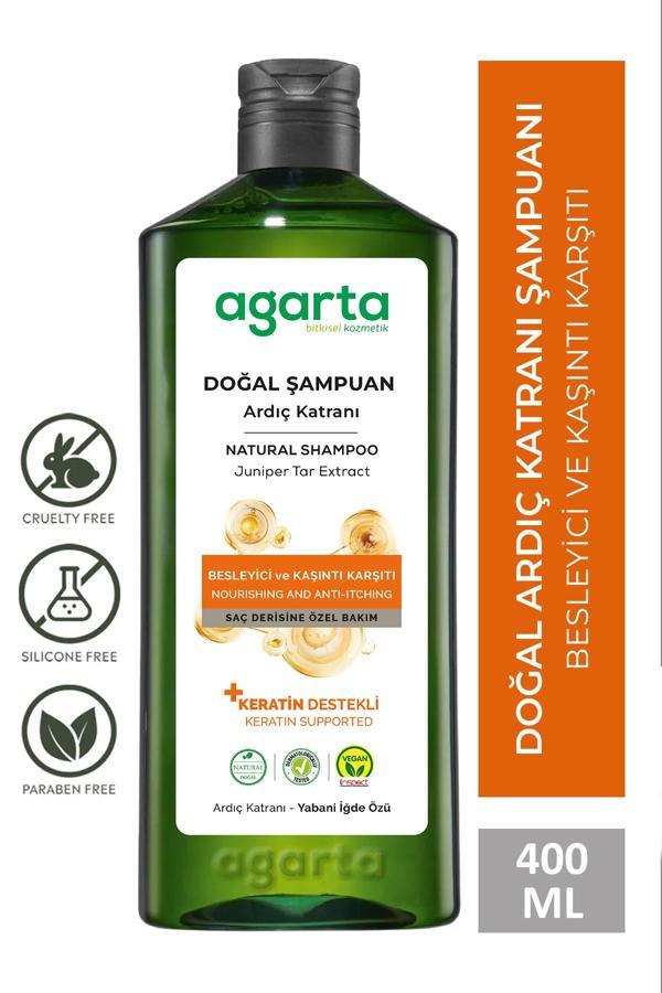 Agarta Şampuan Ardıç Katranı Ve Keratin Özlü Tüm Saçlar 400 Ml - Image 1